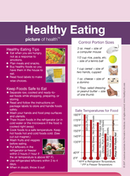 Healthy Eating Picture Frame Magnet